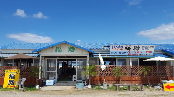 志賀島で海水浴を楽しむなら海の家福助